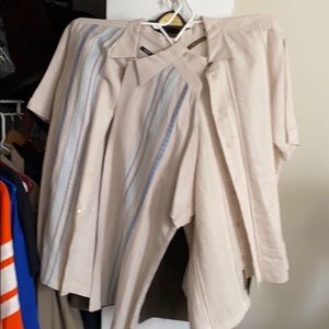 Linen short sleeve shirts